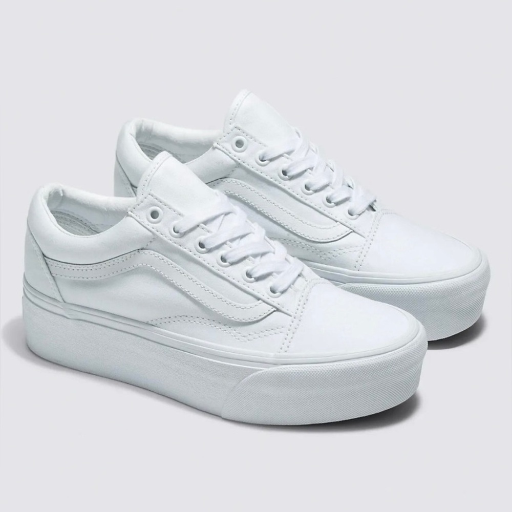 Girls Vans Ward Platform Sneakers Size 2.0